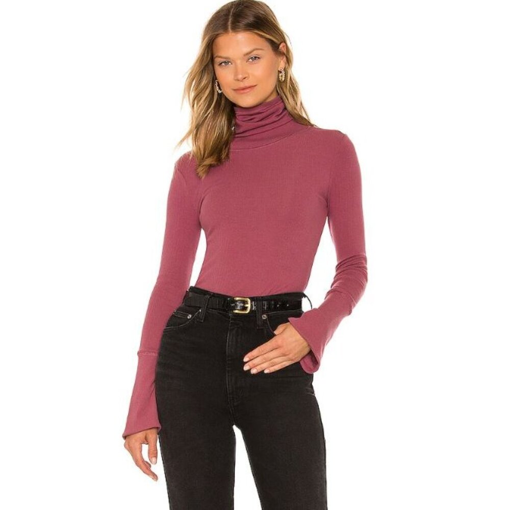 Free People || Sydney Layering Top Ribbed Turtleneck